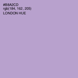 #B8A2CD - London Hue Color Image